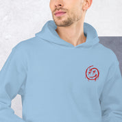Felpa Ricamata Unisex con Cappuccio – Morbida – Design Melting Face-Biiply