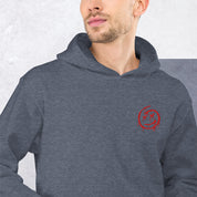 Felpa Ricamata Unisex con Cappuccio – Morbida – Design Melting Face-Biiply