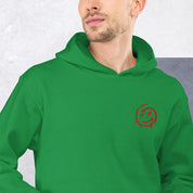 Felpa Ricamata Unisex con Cappuccio – Morbida – Design Melting Face-Biiply