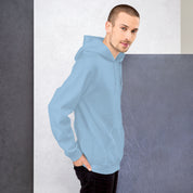 Felpa Ricamata Unisex con Cappuccio – Morbida – Design Melting Face-Biiply