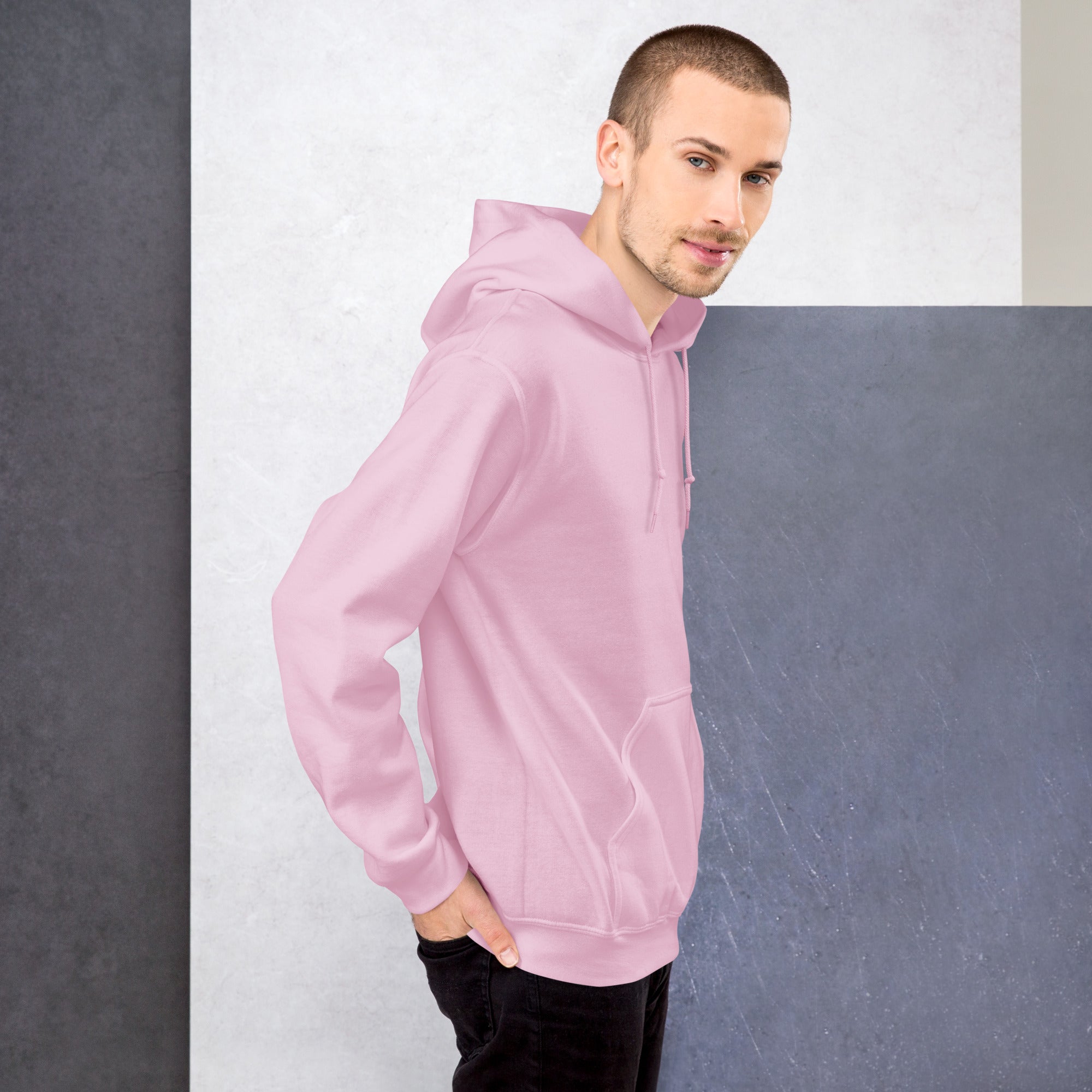 Felpa Ricamata Unisex con Cappuccio – Morbida – Design Melting Face-Biiply