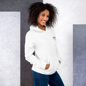 Felpa Ricamata Unisex con Cappuccio – Morbida – Design Nessuna Pieta'-Biiply