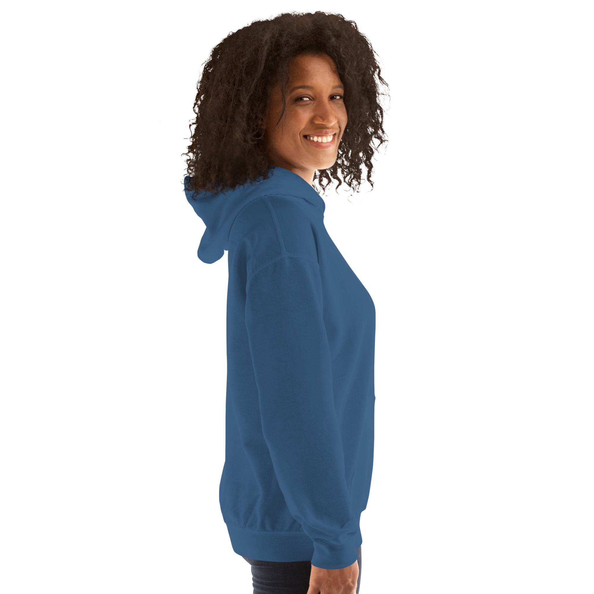Felpa Ricamata Unisex con Cappuccio – Morbida – Design Shhh-Biiply