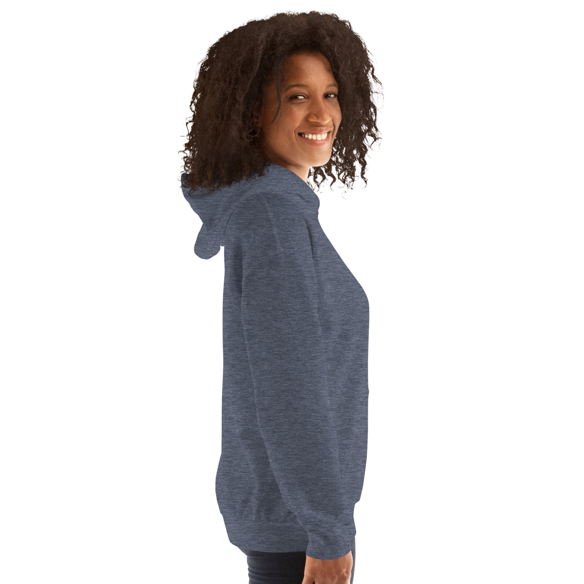 Felpa Ricamata Unisex con Cappuccio – Morbida – Design Shhh-Biiply