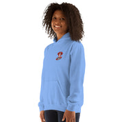 Felpa Ricamata Unisex con Cappuccio – Morbida – Design Shhh-Biiply