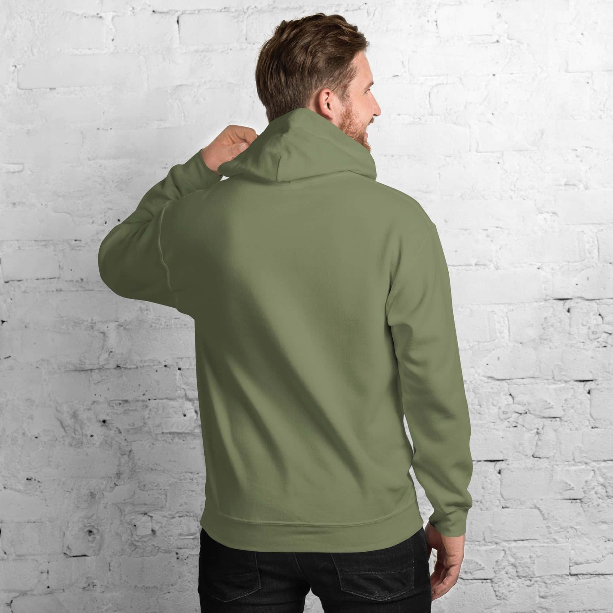 Felpa Ricamata Unisex con Cappuccio – Morbida – Design Tartarughina-Biiply