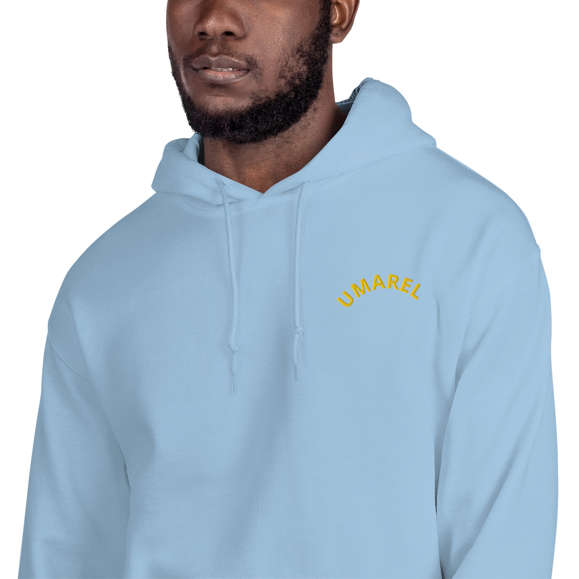 Felpa Ricamata Unisex con Cappuccio – Morbida – Design Umarel-Biiply