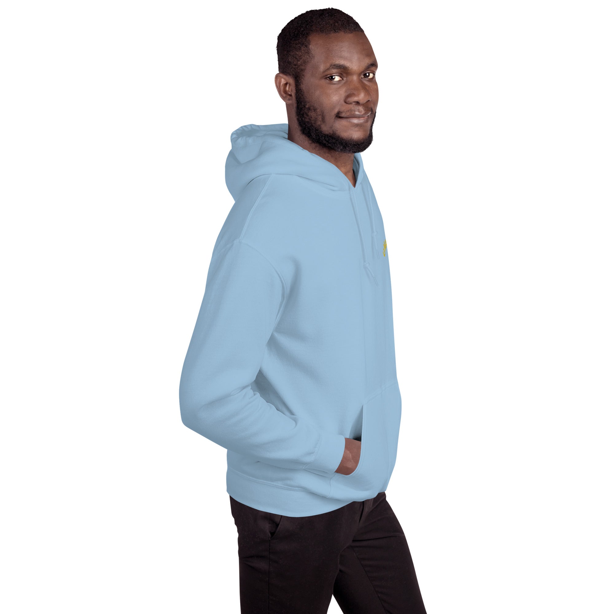Felpa Ricamata Unisex con Cappuccio – Morbida – Design Umarel-Biiply