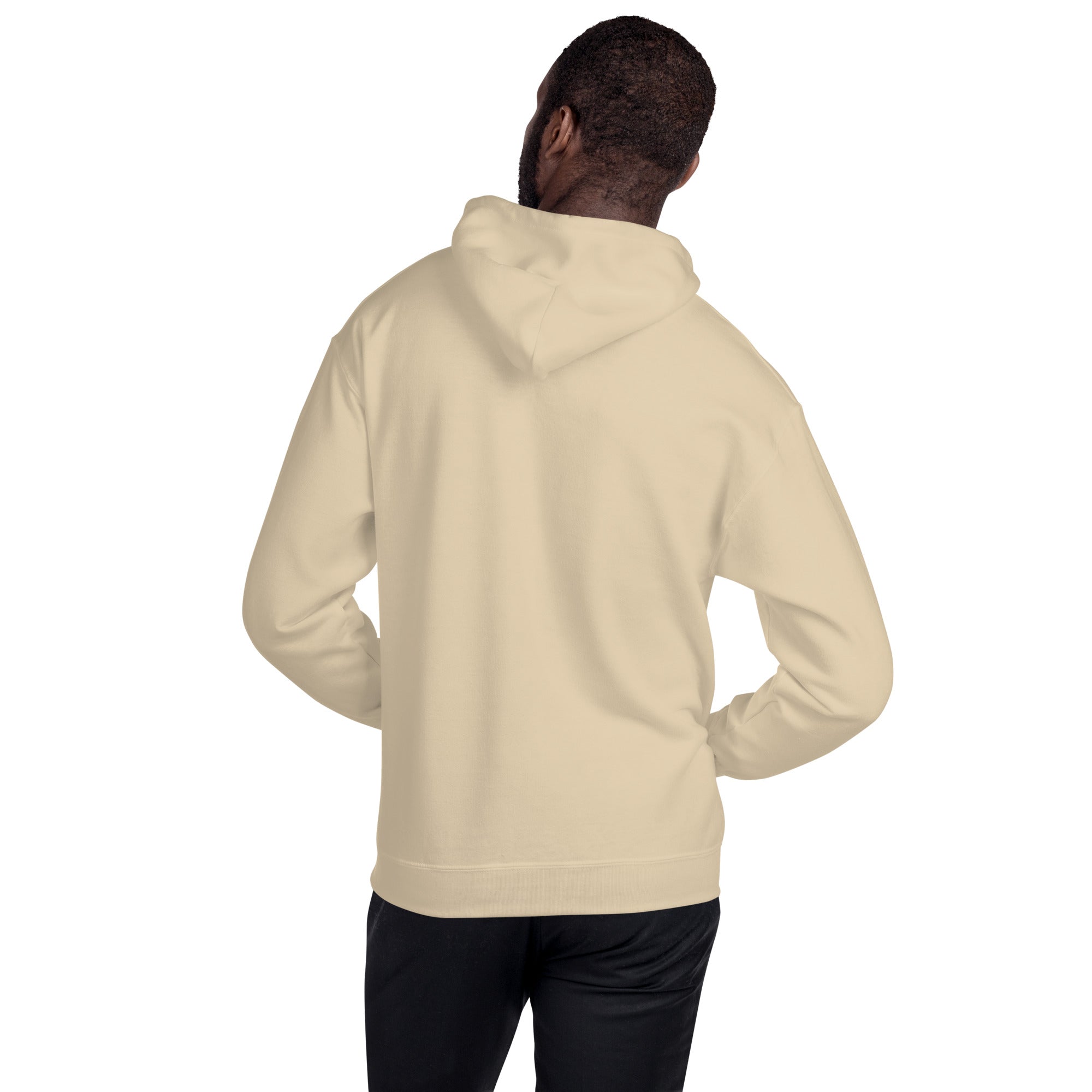 Felpa Ricamata Unisex con Cappuccio – Morbida – Design Umarel-Biiply