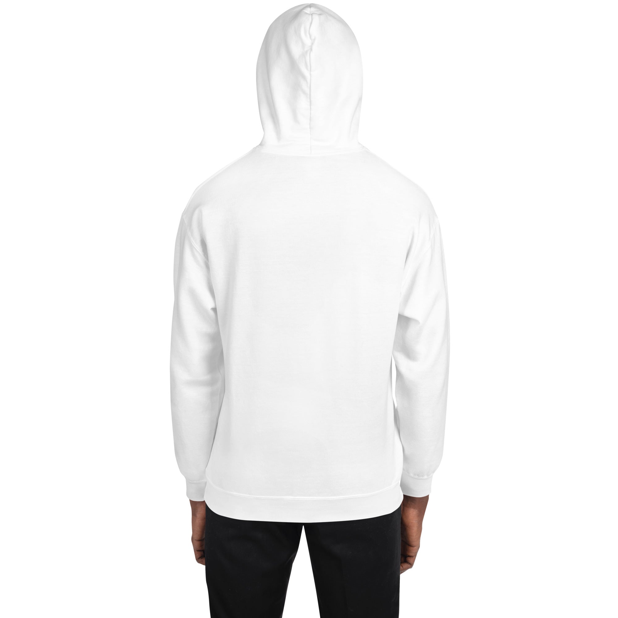 Felpa Ricamata Unisex con Cappuccio – Morbida – Design Umarel-Biiply