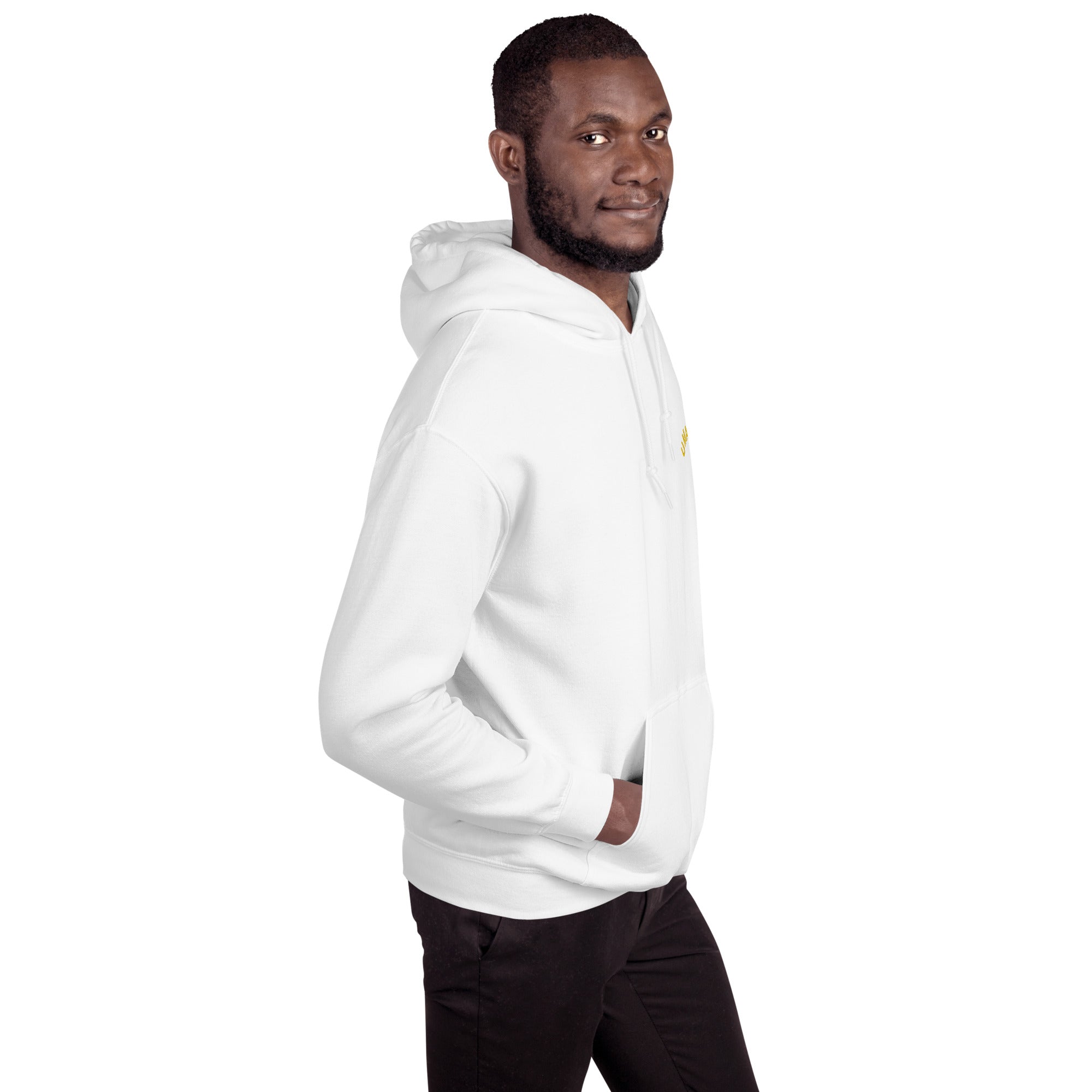 Felpa Ricamata Unisex con Cappuccio – Morbida – Design Umarel-Biiply