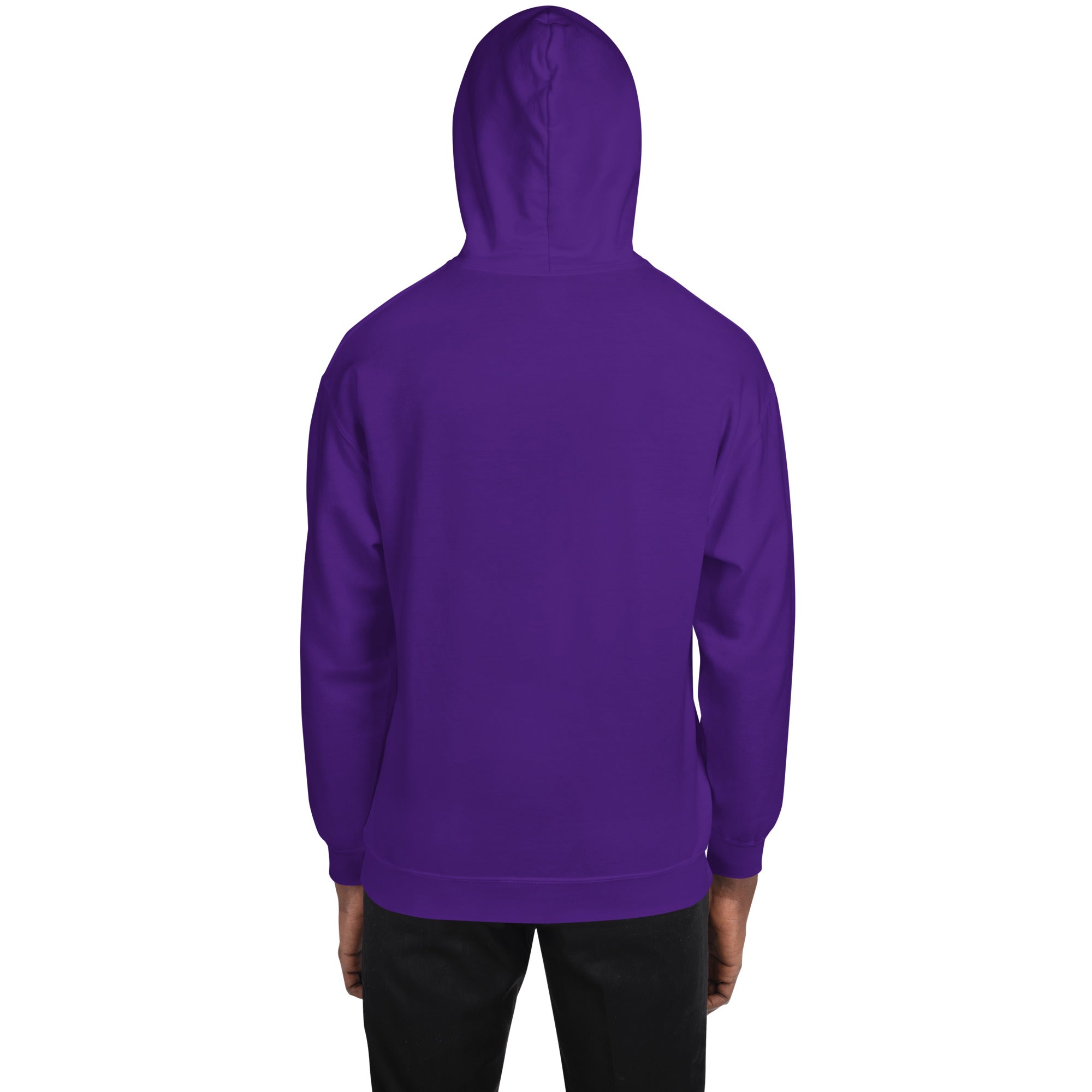 Felpa Ricamata Unisex con Cappuccio – Morbida – Design Umarel-Biiply