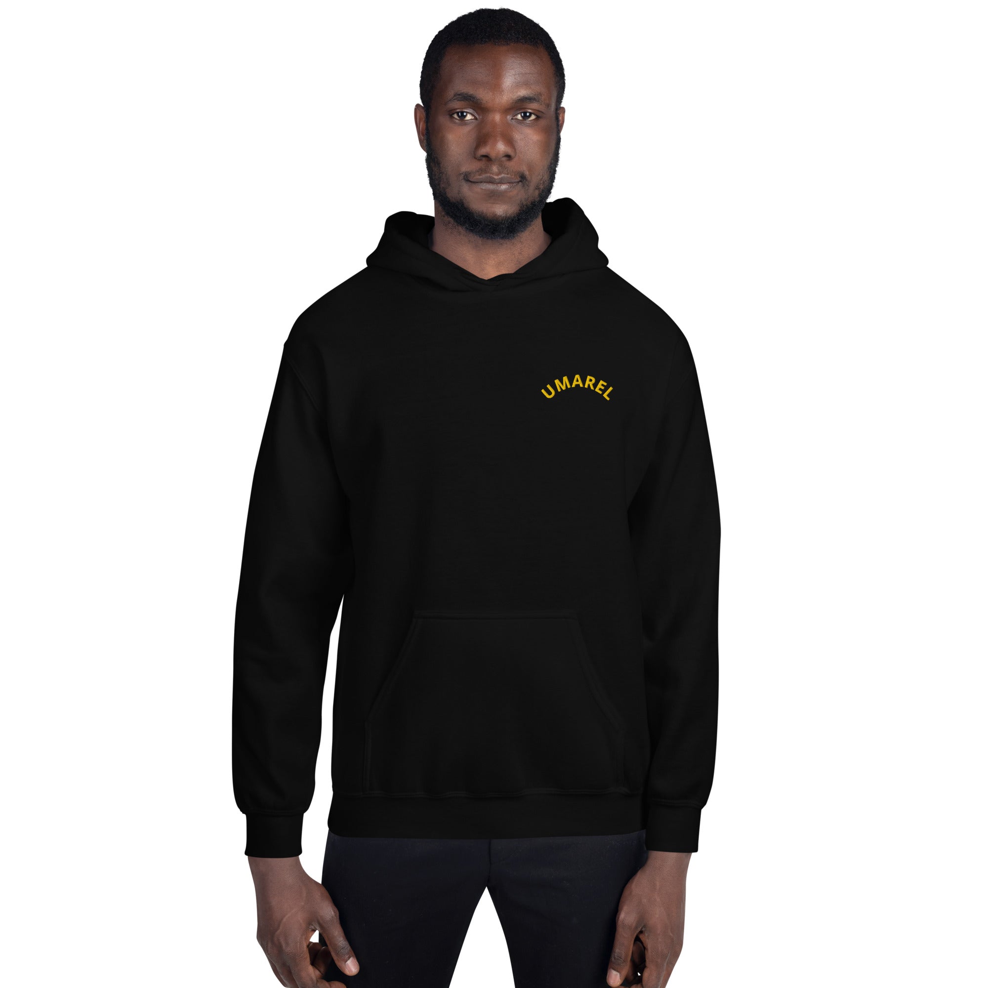 Felpa Ricamata Unisex con Cappuccio – Morbida – Design Umarel-Biiply