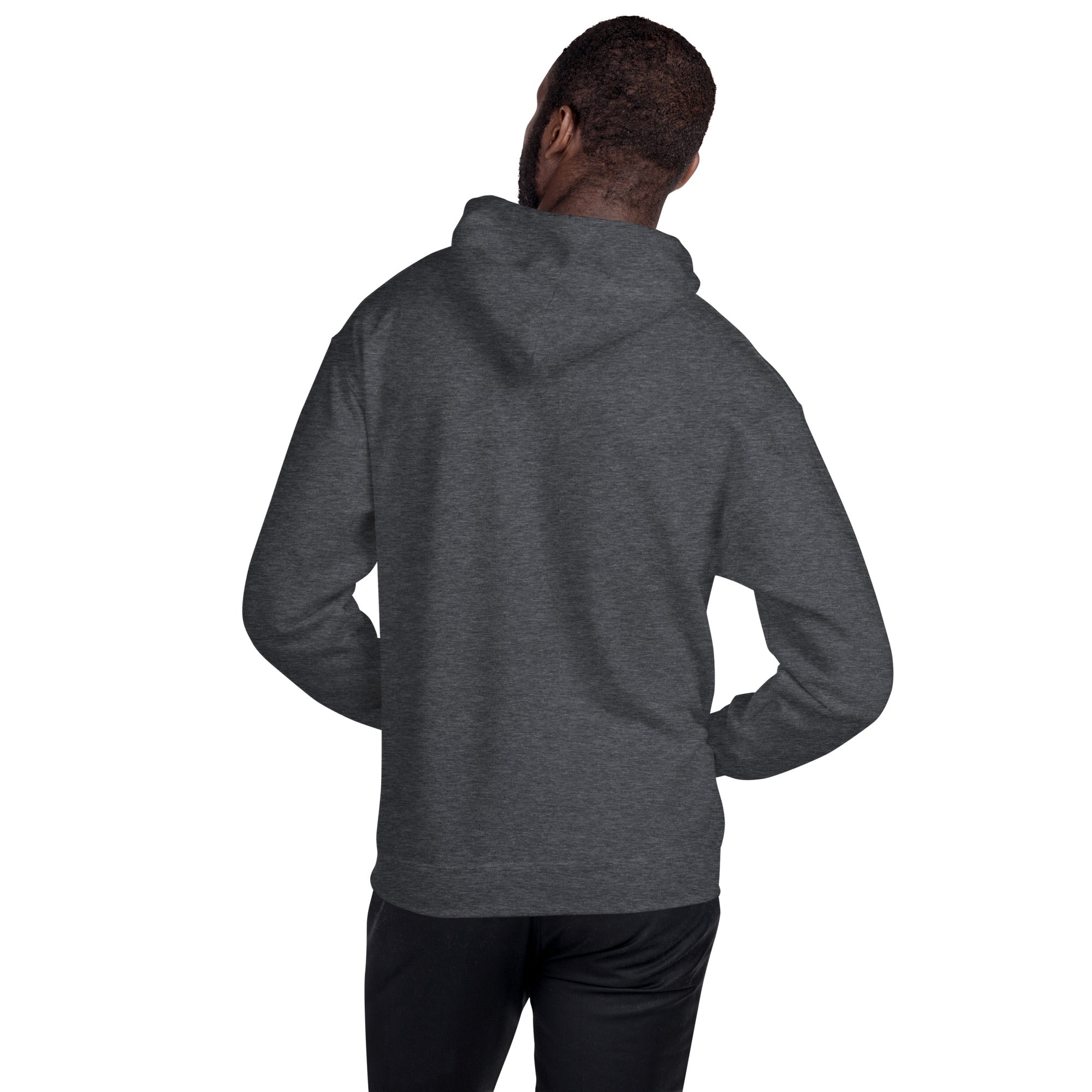 Felpa Ricamata Unisex con Cappuccio – Morbida – Design Umarel-Biiply
