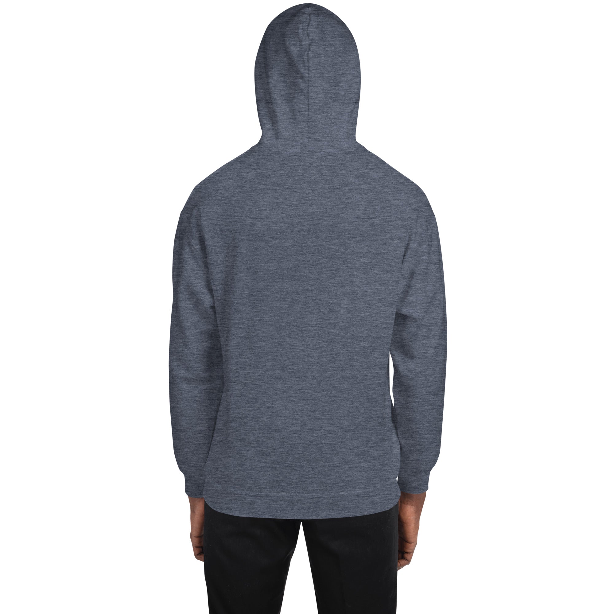 Felpa Ricamata Unisex con Cappuccio – Morbida – Design Umarel-Biiply