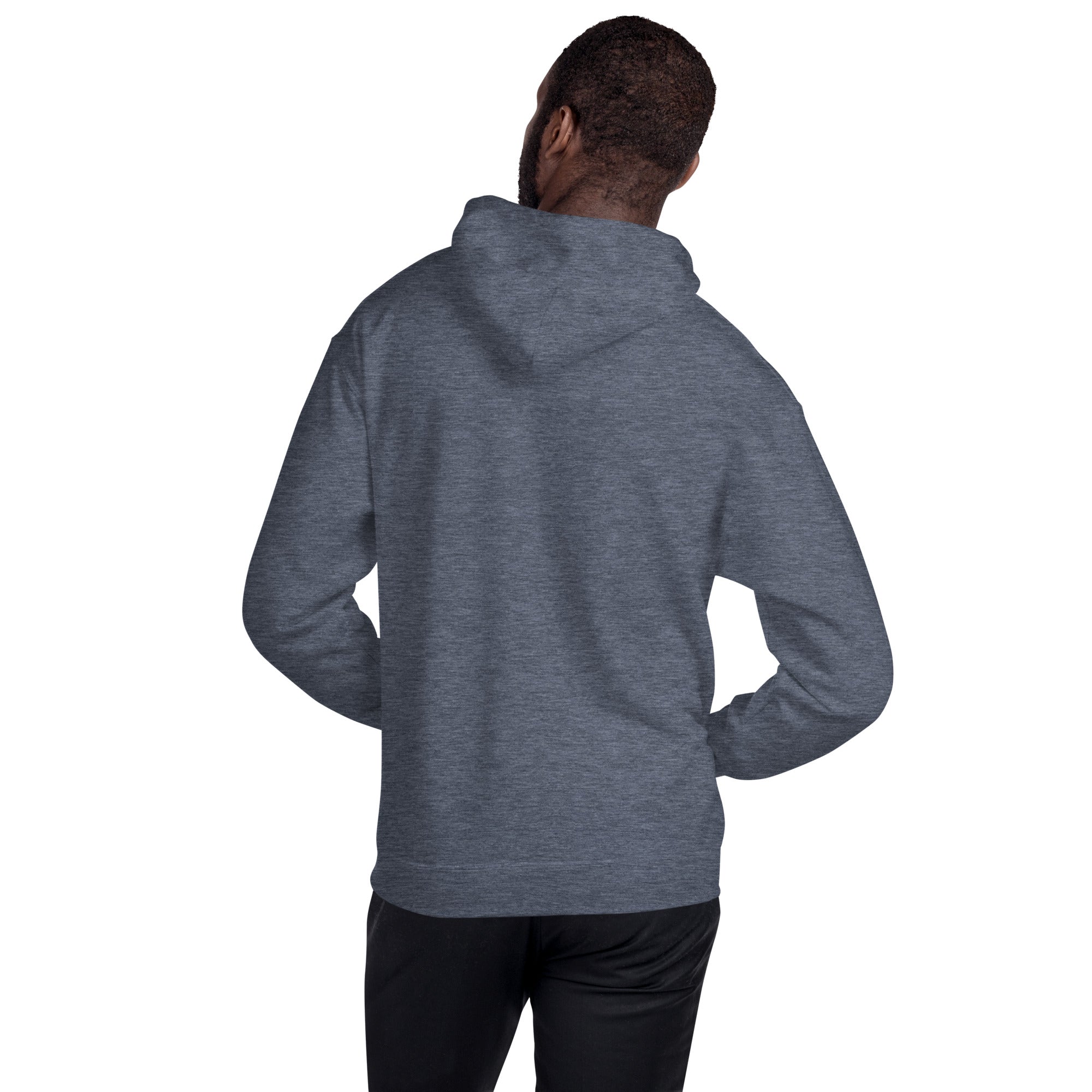 Felpa Ricamata Unisex con Cappuccio – Morbida – Design Umarel-Biiply