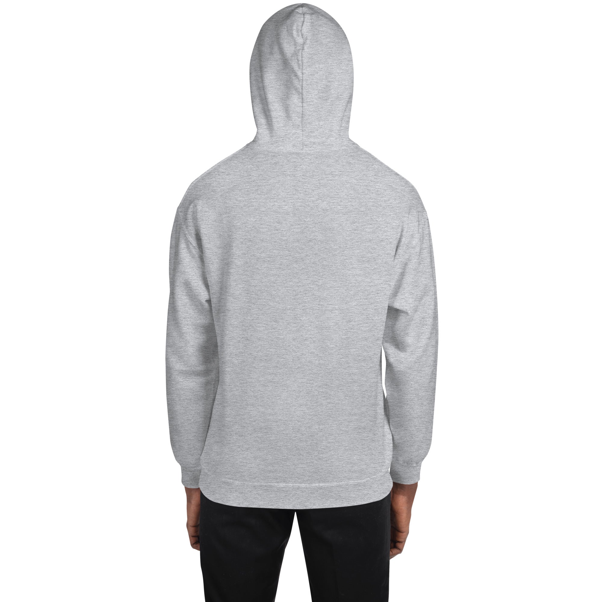 Felpa Ricamata Unisex con Cappuccio – Morbida – Design Umarel-Biiply
