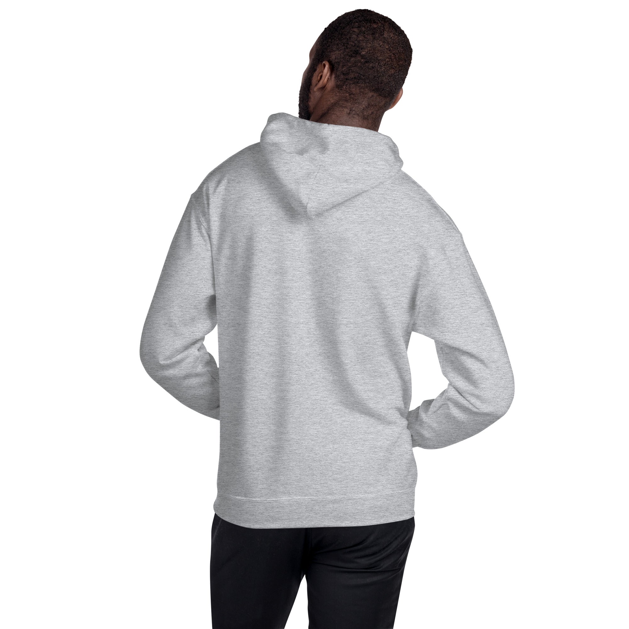 Felpa Ricamata Unisex con Cappuccio – Morbida – Design Umarel-Biiply