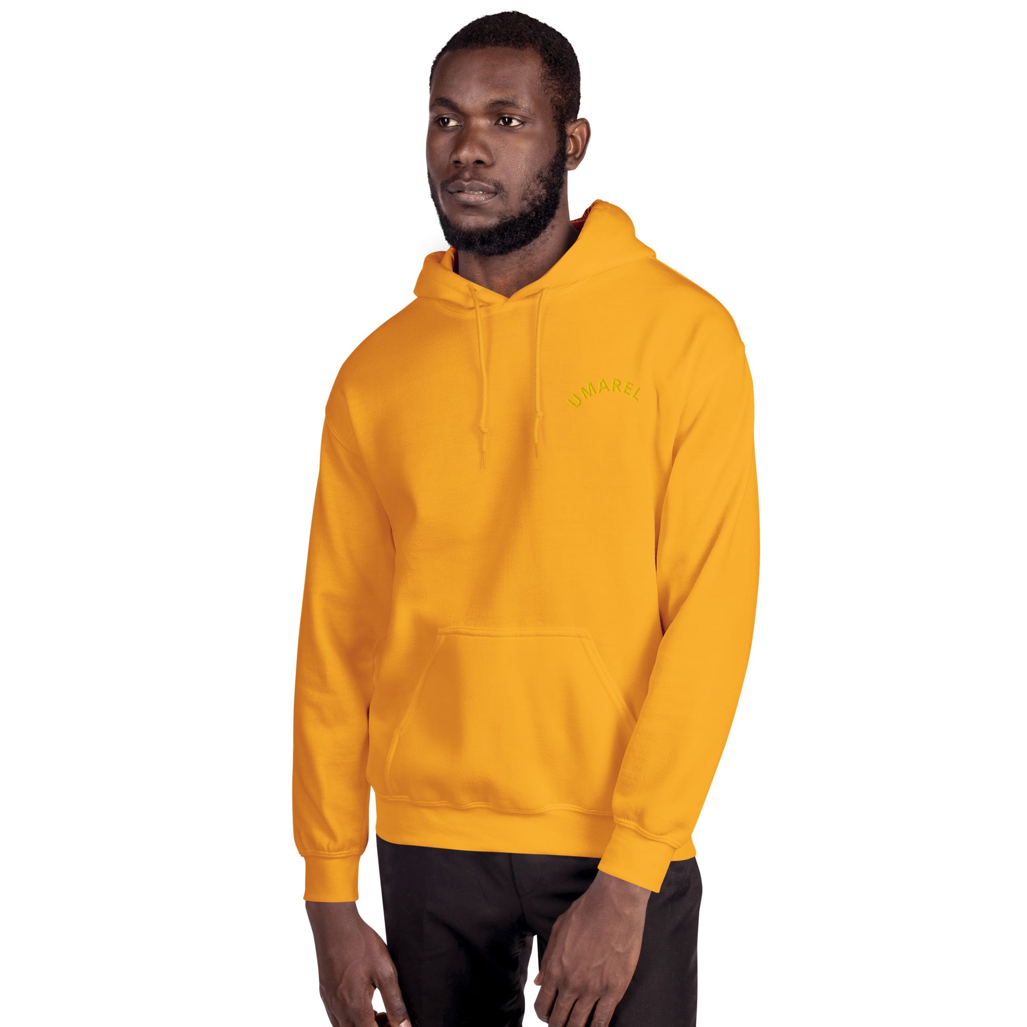 Felpa Ricamata Unisex con Cappuccio – Morbida – Design Umarel-Biiply