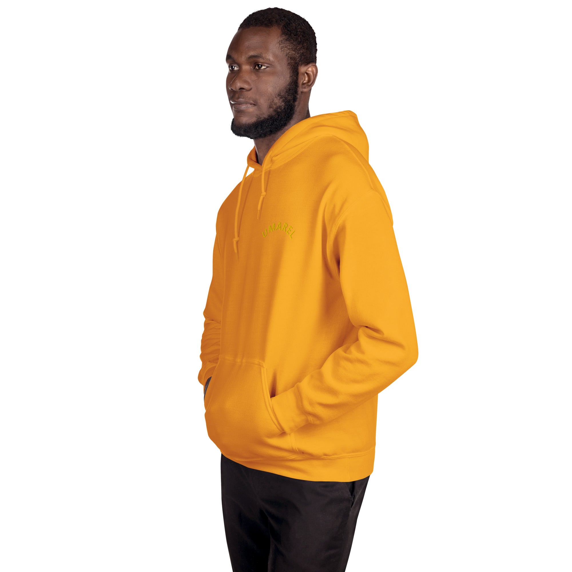 Felpa Ricamata Unisex con Cappuccio – Morbida – Design Umarel-Biiply