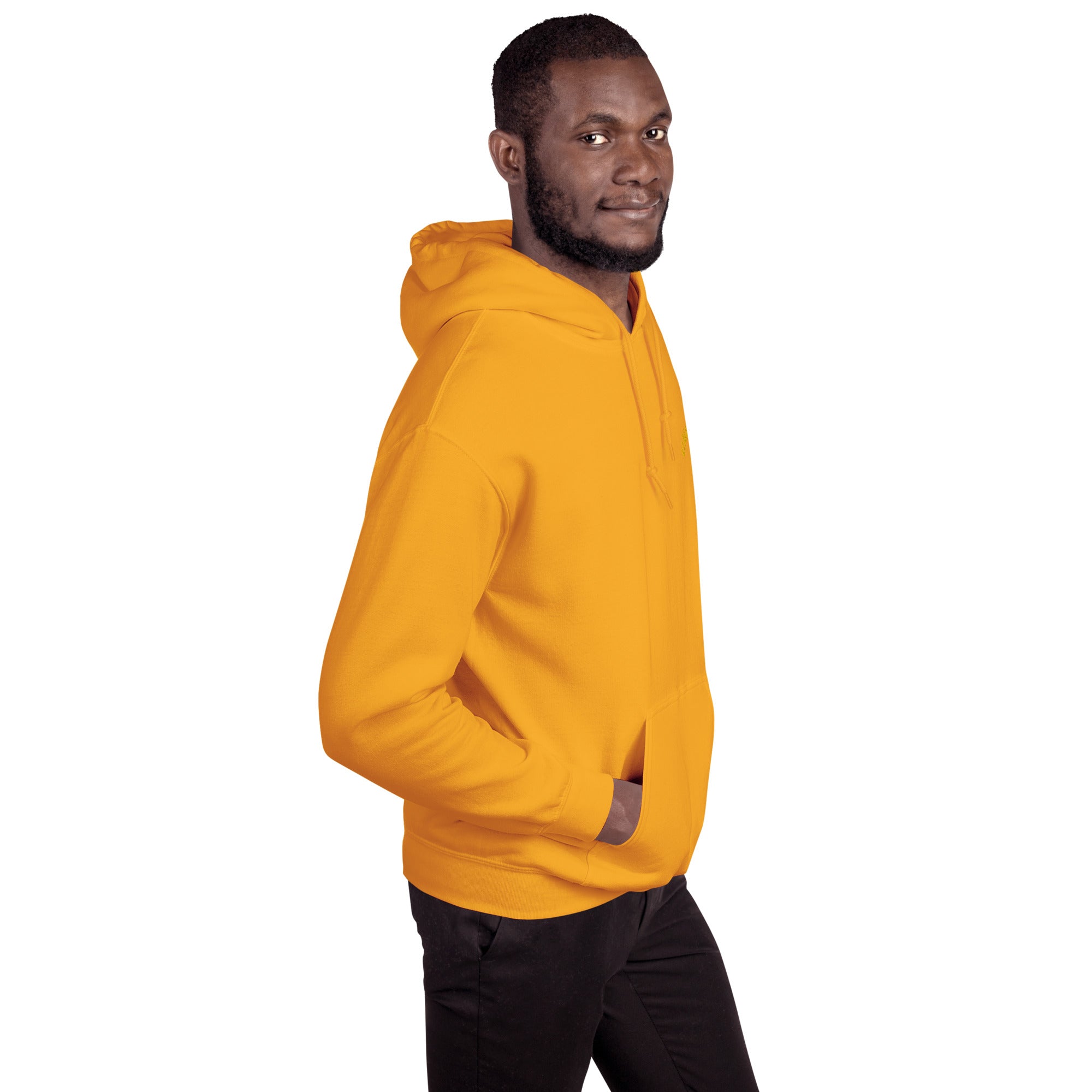 Felpa Ricamata Unisex con Cappuccio – Morbida – Design Umarel-Biiply