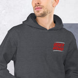 Felpa Ricamata Unisex con Cappuccio – Morbida – Design Under Ground