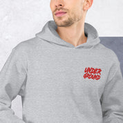 Felpa Ricamata Unisex con Cappuccio – Morbida – Design Under Ground-Biiply