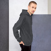 Felpa Ricamata Unisex con Cappuccio – Morbida – Design Under Ground-Biiply
