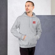 Felpa Ricamata Unisex con Cappuccio – Morbida – Design Under Ground-Biiply