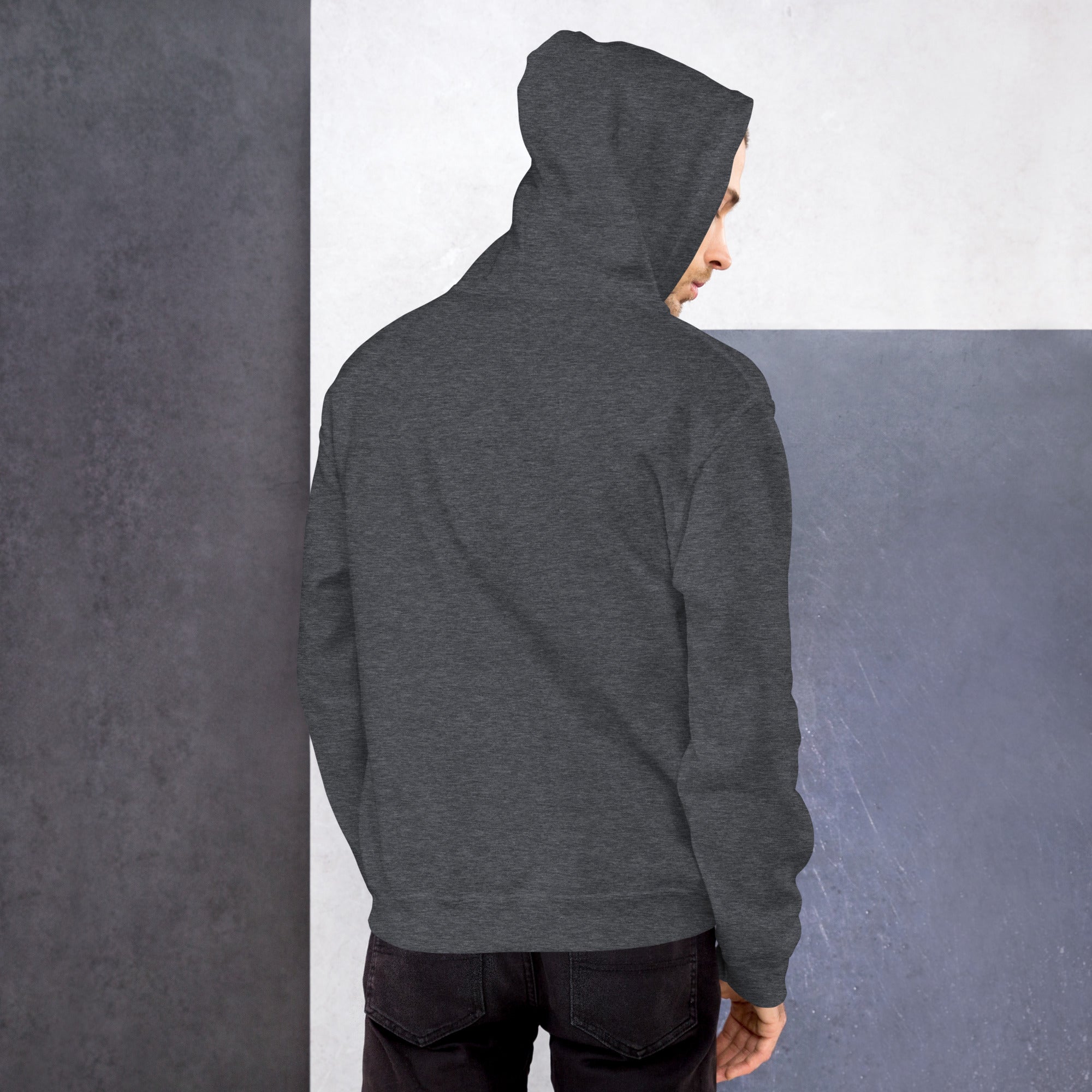 Felpa Ricamata Unisex con Cappuccio – Morbida – Design Under Ground-Biiply