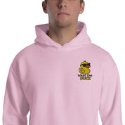 Felpa Ricamata Unisex con Cappuccio – Morbida – Design What Duck-Biiply
