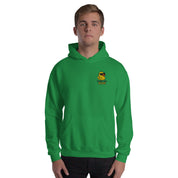 Felpa Ricamata Unisex con Cappuccio – Morbida – Design What Duck-Biiply