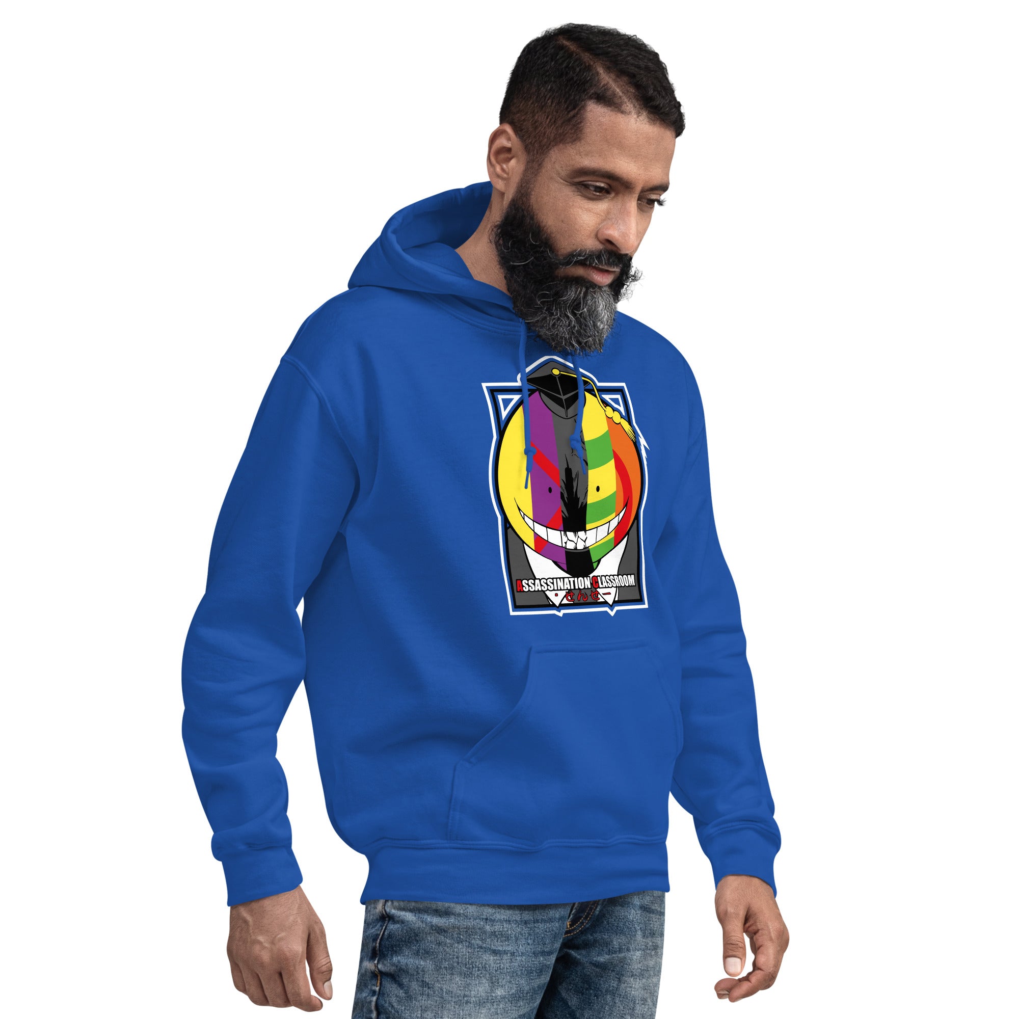 Felpa Stampata Unisex con Cappuccio – Morbida – Design Assassination Classroom-Biiply