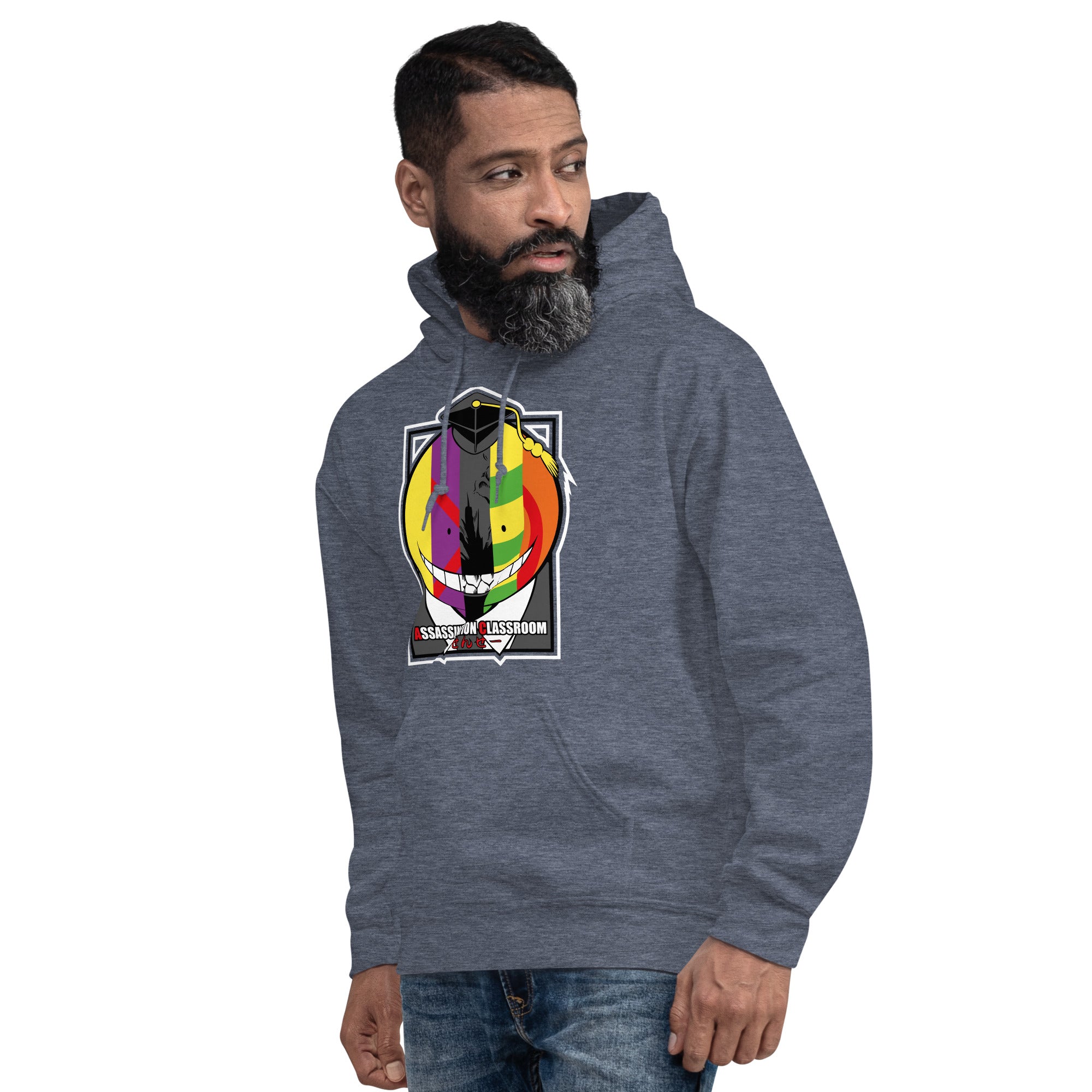Felpa Stampata Unisex con Cappuccio – Morbida – Design Assassination Classroom-Biiply