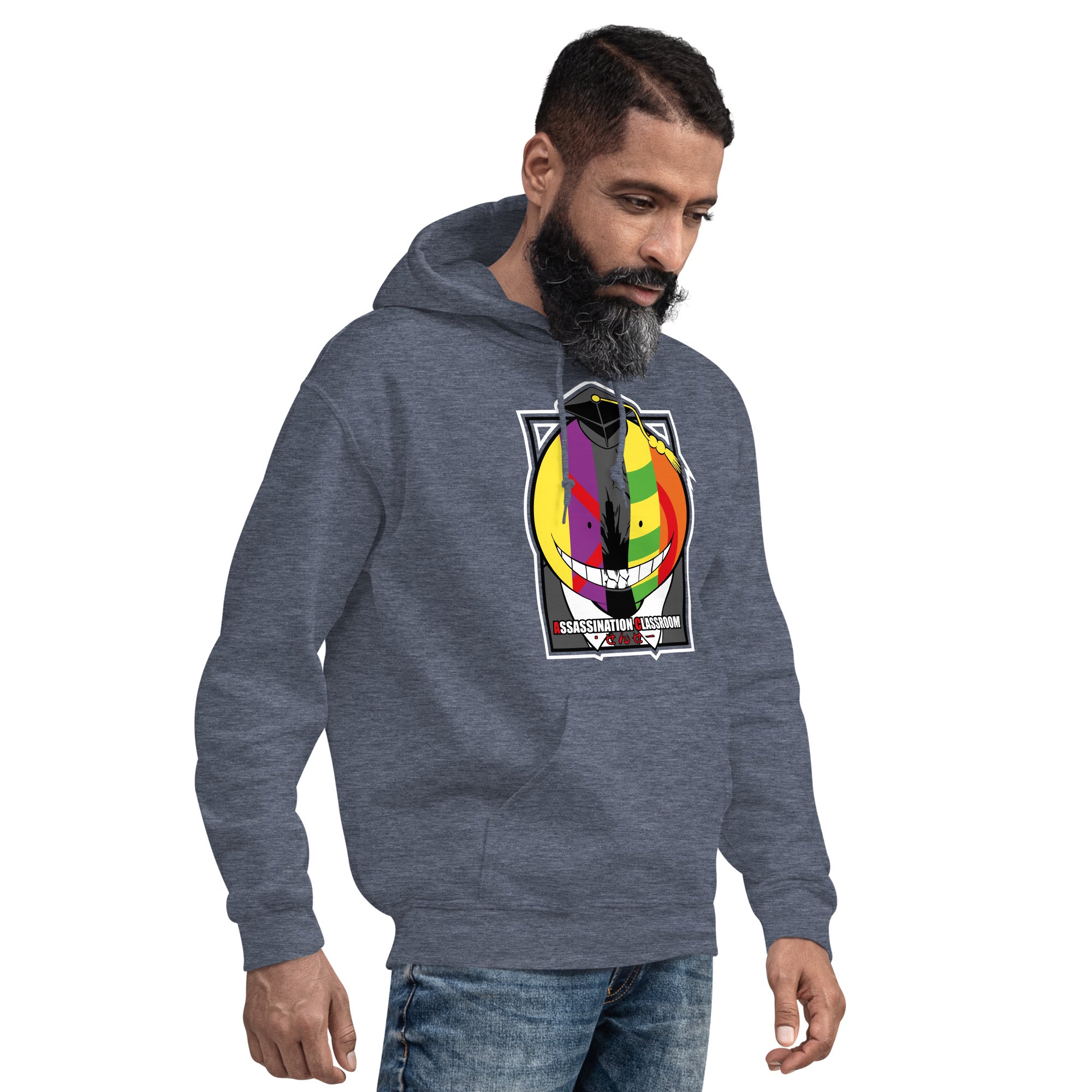 Felpa Stampata Unisex con Cappuccio – Morbida – Design Assassination Classroom-Biiply