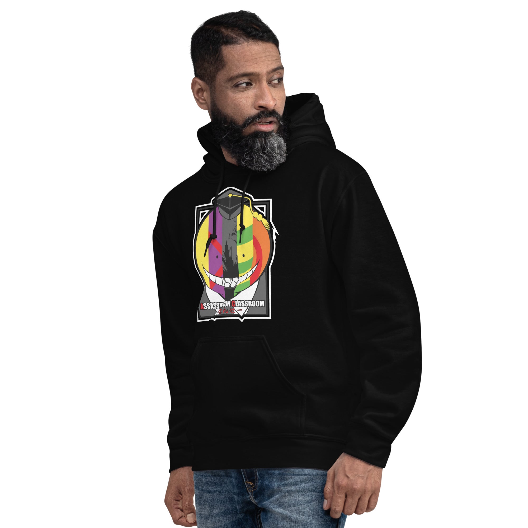 Felpa Stampata Unisex con Cappuccio – Morbida – Design Assassination Classroom-Biiply