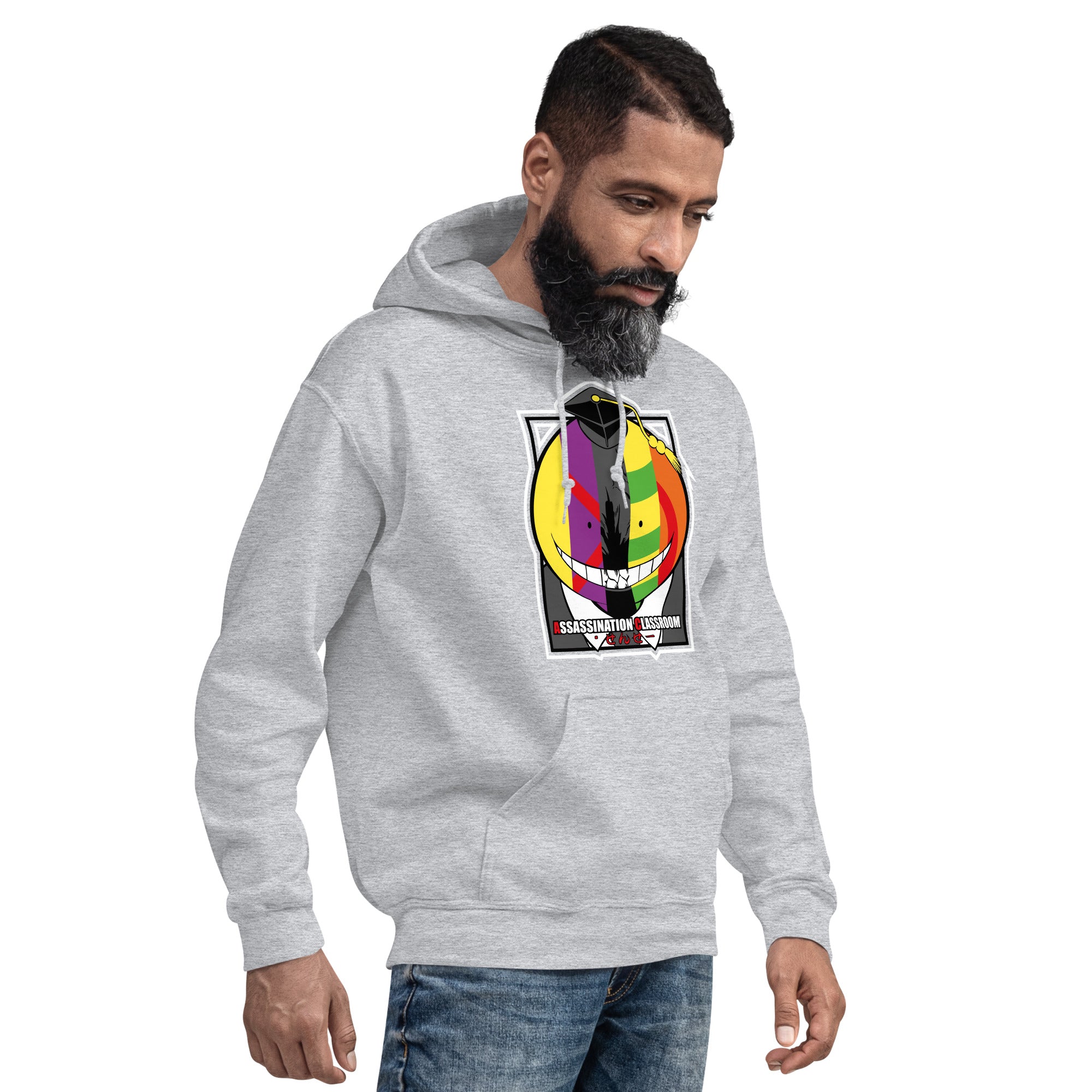Felpa Stampata Unisex con Cappuccio – Morbida – Design Assassination Classroom-Biiply