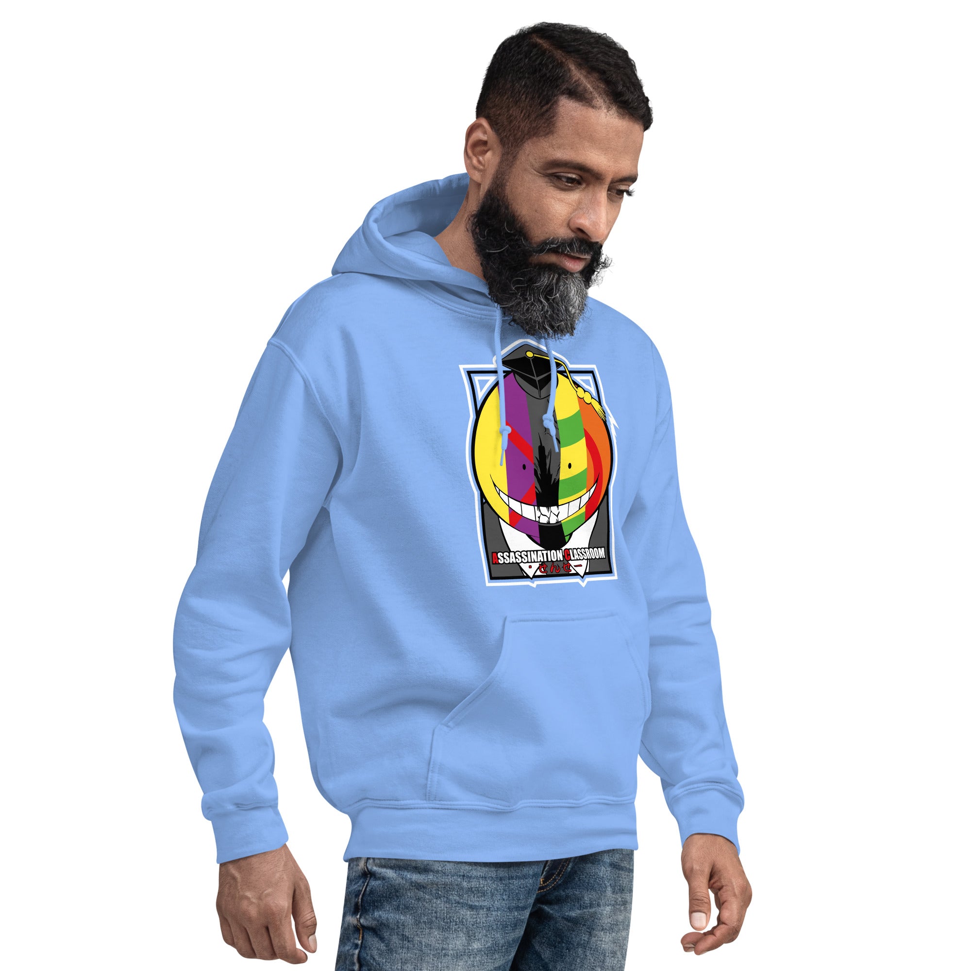 Felpa Stampata Unisex con Cappuccio – Morbida – Design Assassination Classroom-Biiply