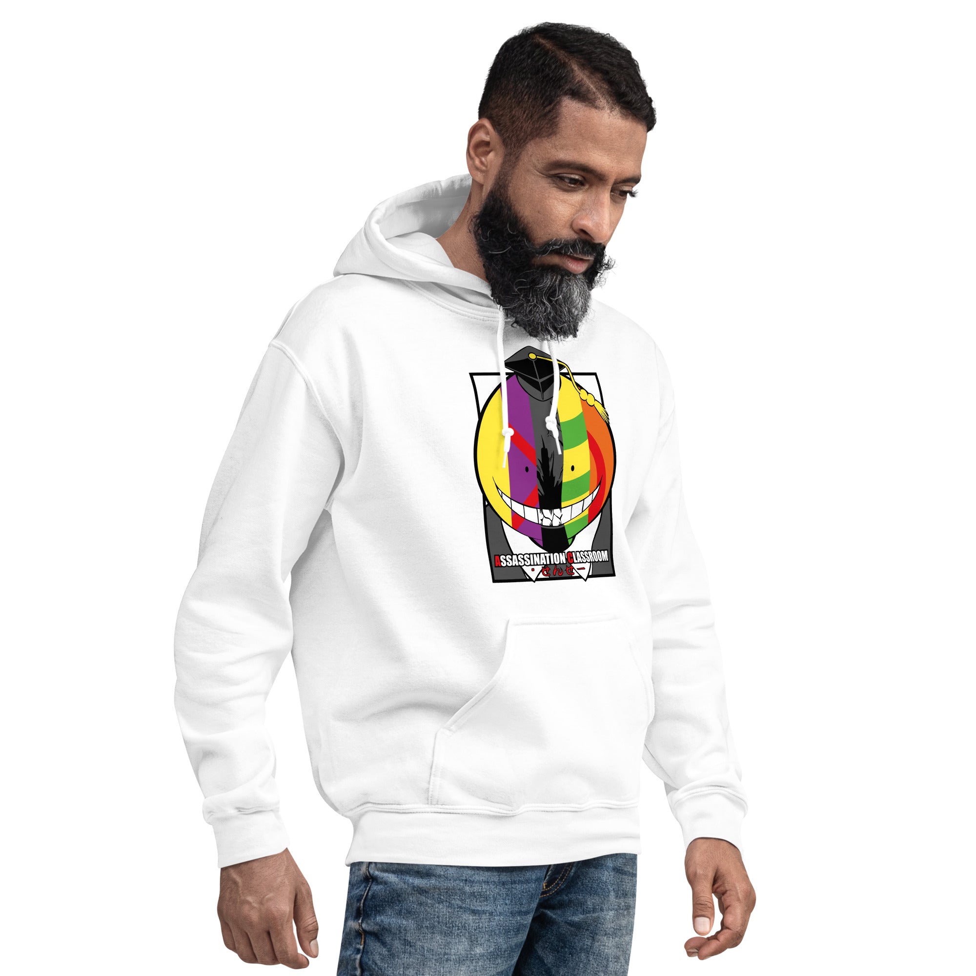 Felpa Stampata Unisex con Cappuccio – Morbida – Design Assassination Classroom-Biiply