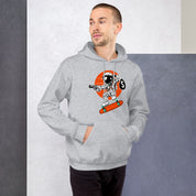 Felpa Stampata Unisex con Cappuccio – Morbida – Design Astro Skater-Biiply