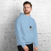Felpa Stampata Unisex con Cappuccio – Morbida – Design Astronauta Appeso-Biiply