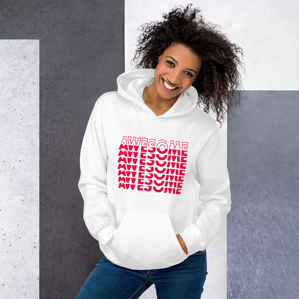 Felpa Stampata Unisex con Cappuccio – Morbida – Design Awesome-Biiply