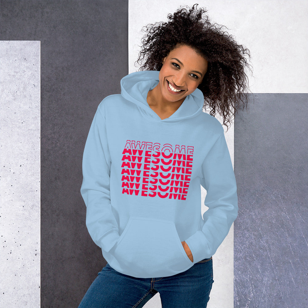 Felpa Stampata Unisex con Cappuccio – Morbida – Design Awesome-Biiply