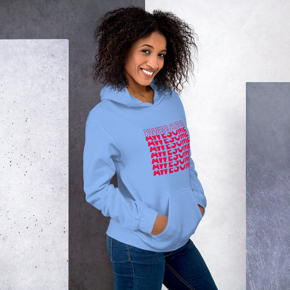Felpa Stampata Unisex con Cappuccio – Morbida – Design Awesome-Biiply
