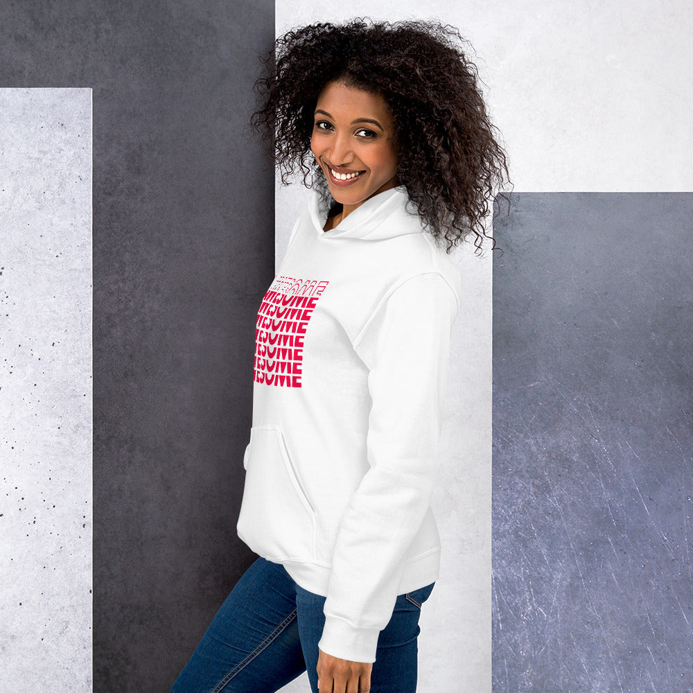 Felpa Stampata Unisex con Cappuccio – Morbida – Design Awesome-Biiply