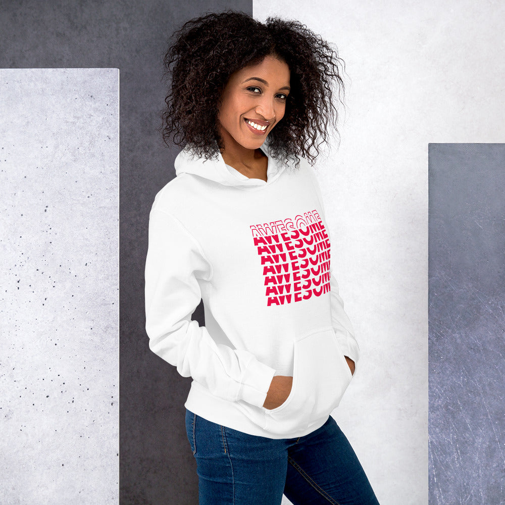 Felpa Stampata Unisex con Cappuccio – Morbida – Design Awesome-Biiply