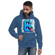 Felpa Stampata Unisex con Cappuccio – Morbida – Design B Animata Linguaccia-Biiply