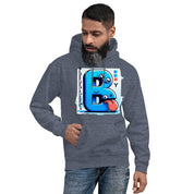 Felpa Stampata Unisex con Cappuccio – Morbida – Design B Animata Linguaccia-Biiply