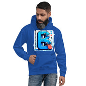 Felpa Stampata Unisex con Cappuccio – Morbida – Design B Animata Linguaccia-Biiply