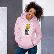Felpa Stampata Unisex con Cappuccio – Morbida – Design Bart-Biiply